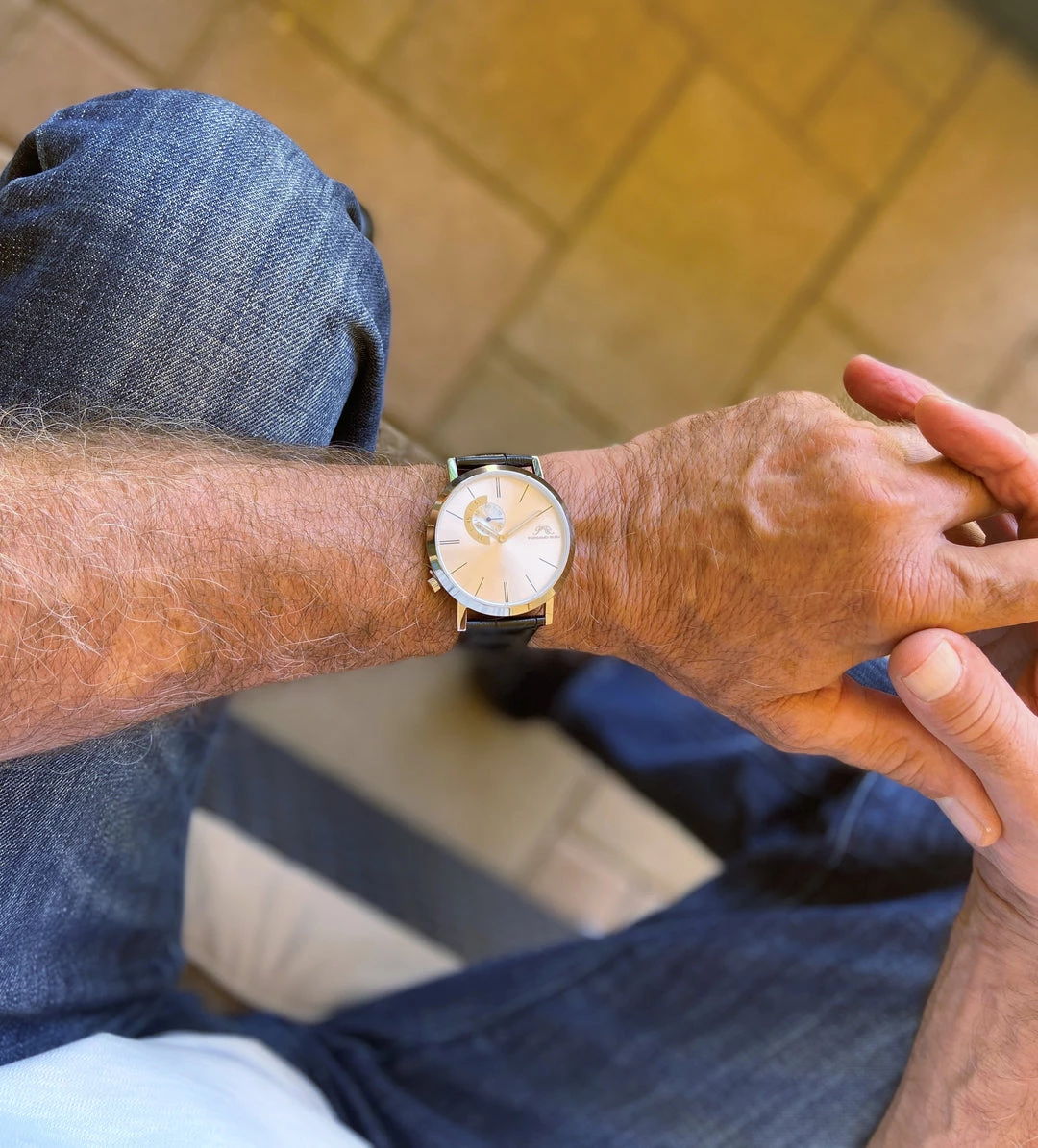 Coupon ✨ Porsamo Bleu Parker Men's Leather ⌚ Watch ❤️ 4 Coupon ✨ Porsamo Bleu Parker Men's Leather ⌚ Watch ❤️ - Image 2