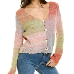 Promo 👍 women 70/21 Fuzzy Wool-Blend Cardigan 🎁