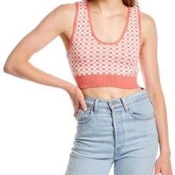 Flash Sale 🤩 women 70/21 Checkered Tank 🌟