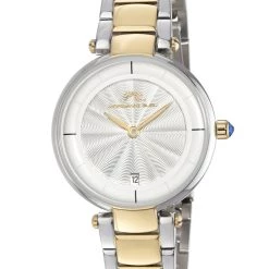 Cheap 🔥 Porsamo Bleu Madison 👩 Women's Two-tone Guilloche Dial ⌚ Watch 🌟