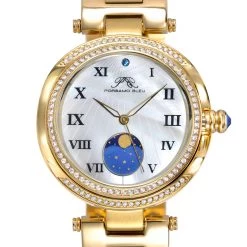 Budget 🔥 Porsamo Bleu South Sea Crystal Moon 👩 Women's Bracelet ⌚ Watch, 108BSSM ⭐