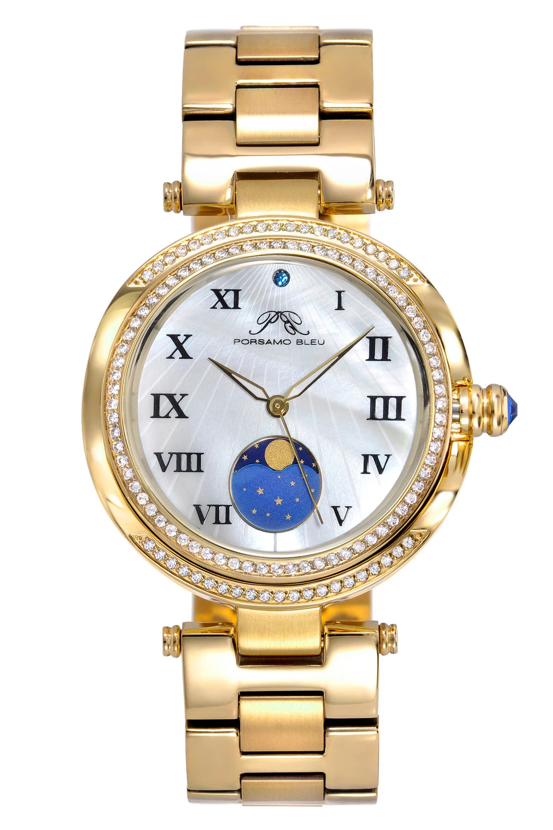 Budget ๐ฅ Porsamo Bleu South Sea Crystal Moon ๐ฉ Women's Bracelet โ Watch, 108BSSM โญ 3 Budget ๐ฅ Porsamo Bleu South Sea Crystal Moon ๐ฉ Women's Bracelet โ Watch, 108BSSM โญ