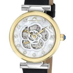 Flash Sale 👍 Porsamo Bleu Laura 👩 Women's Automatic ⌚ Watch with 👩 Mother of Pearl Dial, 1211CLAL 😀