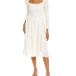 Budget 😀 women 70/21 Smocked Bodice 👗 Dress ✔️