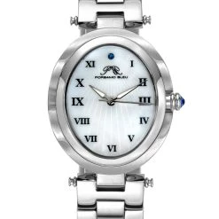 Hot Sale 🧨 Porsamo Bleu South Sea Oval 👩 Women's Silver ⌚ Watch ⭐