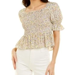 Discount ✔️ women 70/21 Floral Ruffle Top 🔔