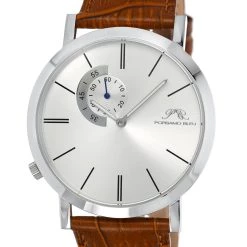 Flash Sale 🧨 Porsamo Bleu Parker Men's Leather ⌚ Watch 😀