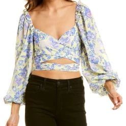 Best Pirce 💯 women 70/21 Puff Sleeve Top ✔️