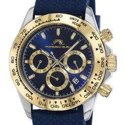 Outlet 👏 Porsamo Bleu 👩 women Preston Sport Men's Silicone Strap ⌚ Watch, 1034CPRR 👍