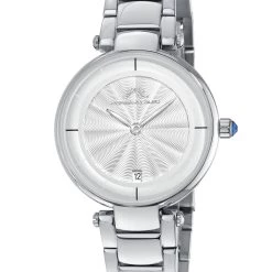 Cheap 👏 Porsamo Bleu Madison 👩 Women's Silver Guilloche Dial ⌚ Watch 🔔