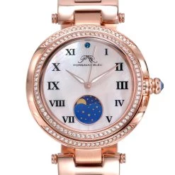 Brand new 🥰 Porsamo Bleu South Sea Crystal Moon 👩 Women's Bracelet ⌚ Watch, 108ASSM 🌟