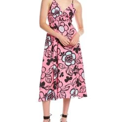 Promo 🤩 women 70/21 Smocked Midi 👗 Dress 💯