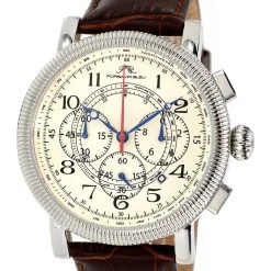 Deals 🎁 Porsamo Bleu Phileas Men's Leather ⌚ Watch 🎁